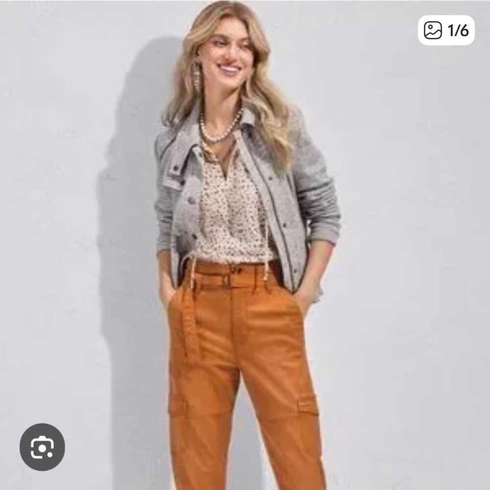 CAbi Gray Jean Jacket for Women